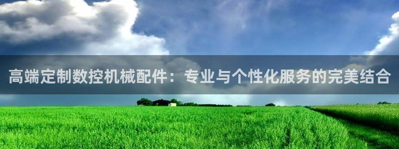 天辰平台娱乐:高端定制数控机械配件:专业与个性化服务的完美结合